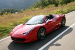 Ferrari 458 Spider 2012 года